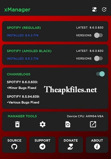 Xmanager-Spotify