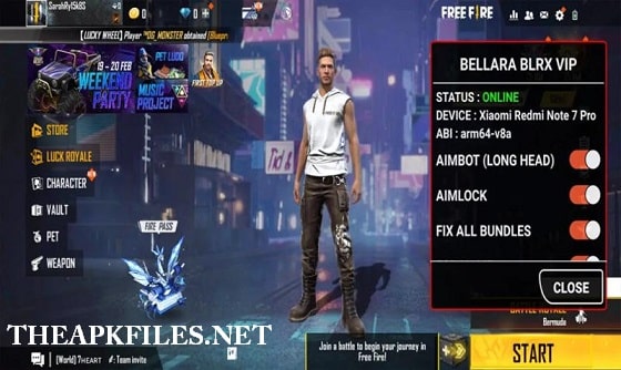 Bellara-BLRX-VIP-Injector-FF-APK